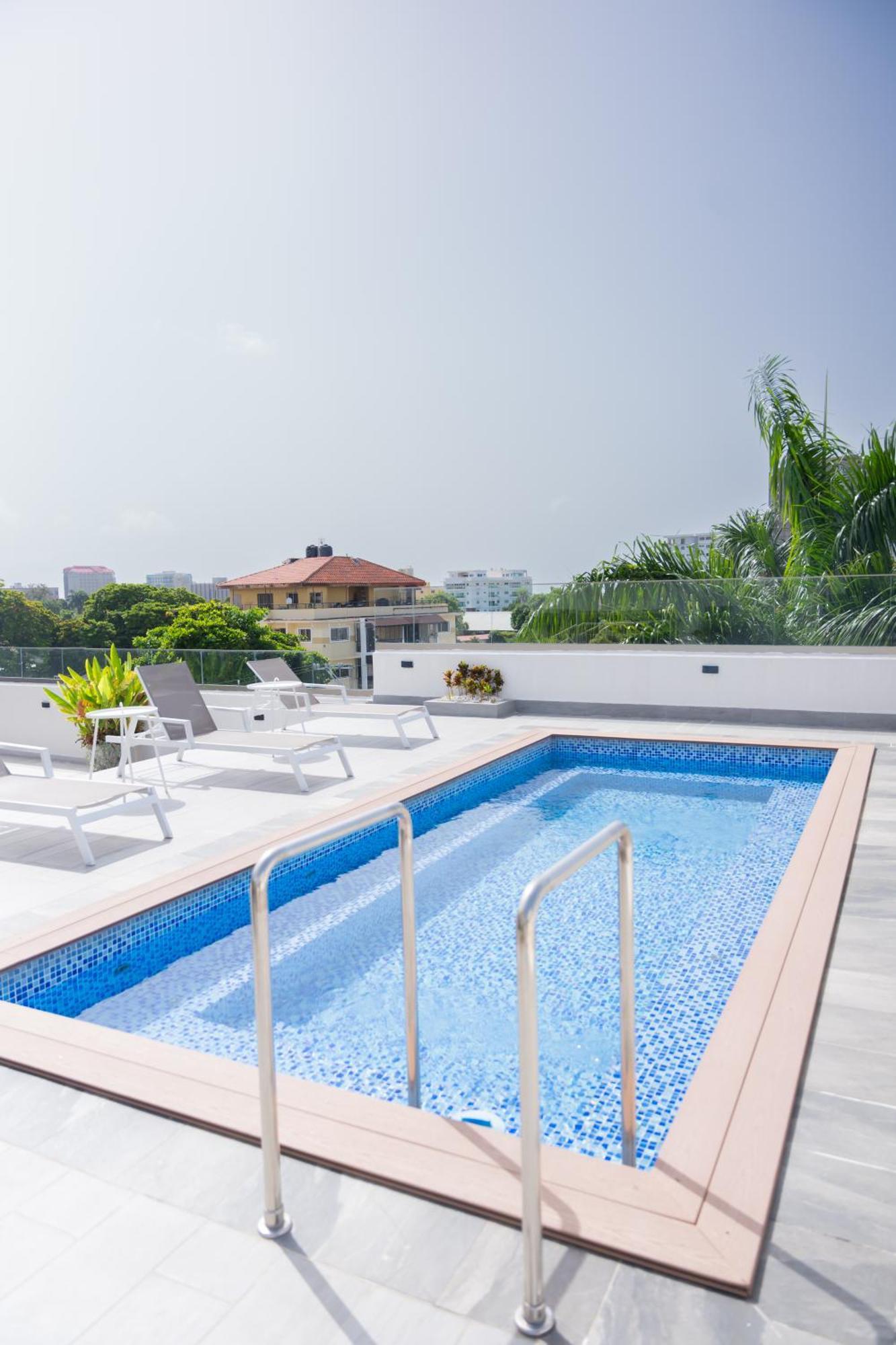 Hotel Stay Here Suites Santo Domingo Exteriör bild